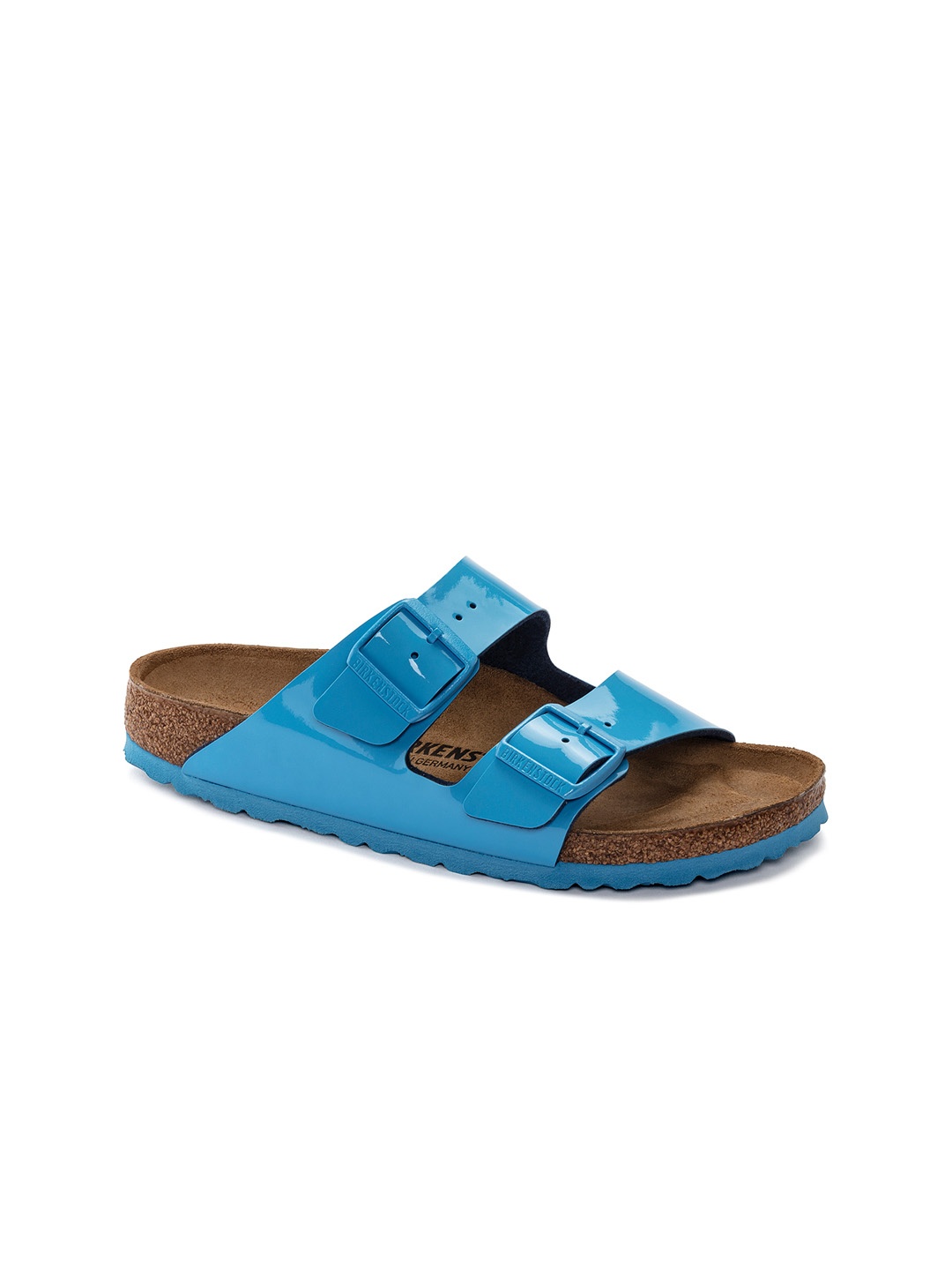 

Birkenstock Women Arizona Narrow Width Open Toe Flats, Blue