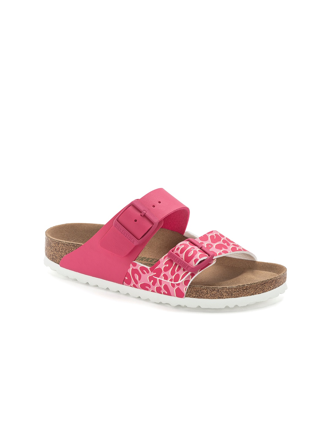

Birkenstock Arizona Split Candy Pink Narrow Width Birko-Flor Two-Strap Sandals