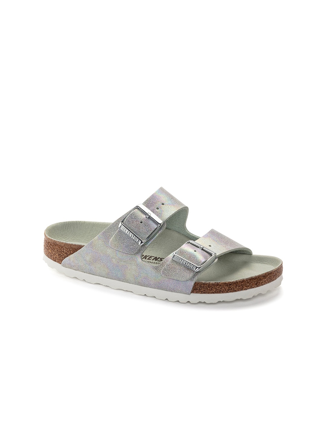 

Birkenstock Women Arizona Narrow Width Open Toe Flats, Green