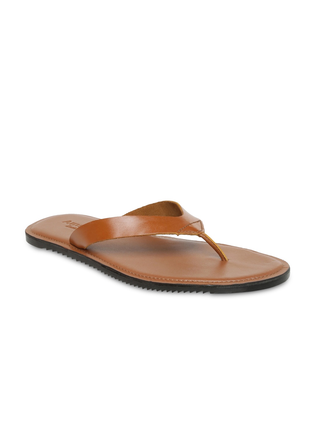 

Amster Men Tan Brown Genuine Leather Sandals