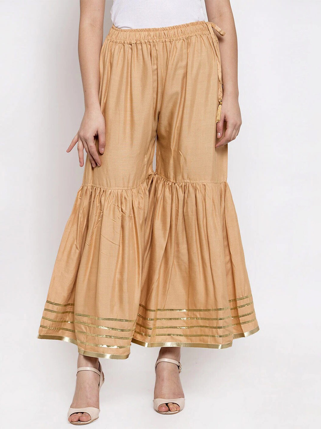 

BCZ Style Women Palazzos, Gold
