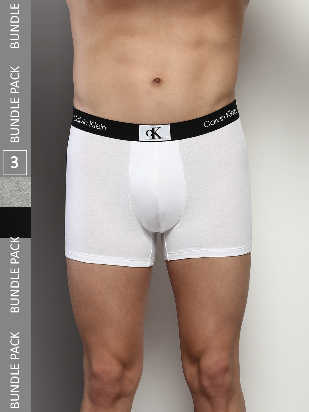 

Calvin Klein Underwear Men Pack Of 3 Trunk NB35286H3, Black