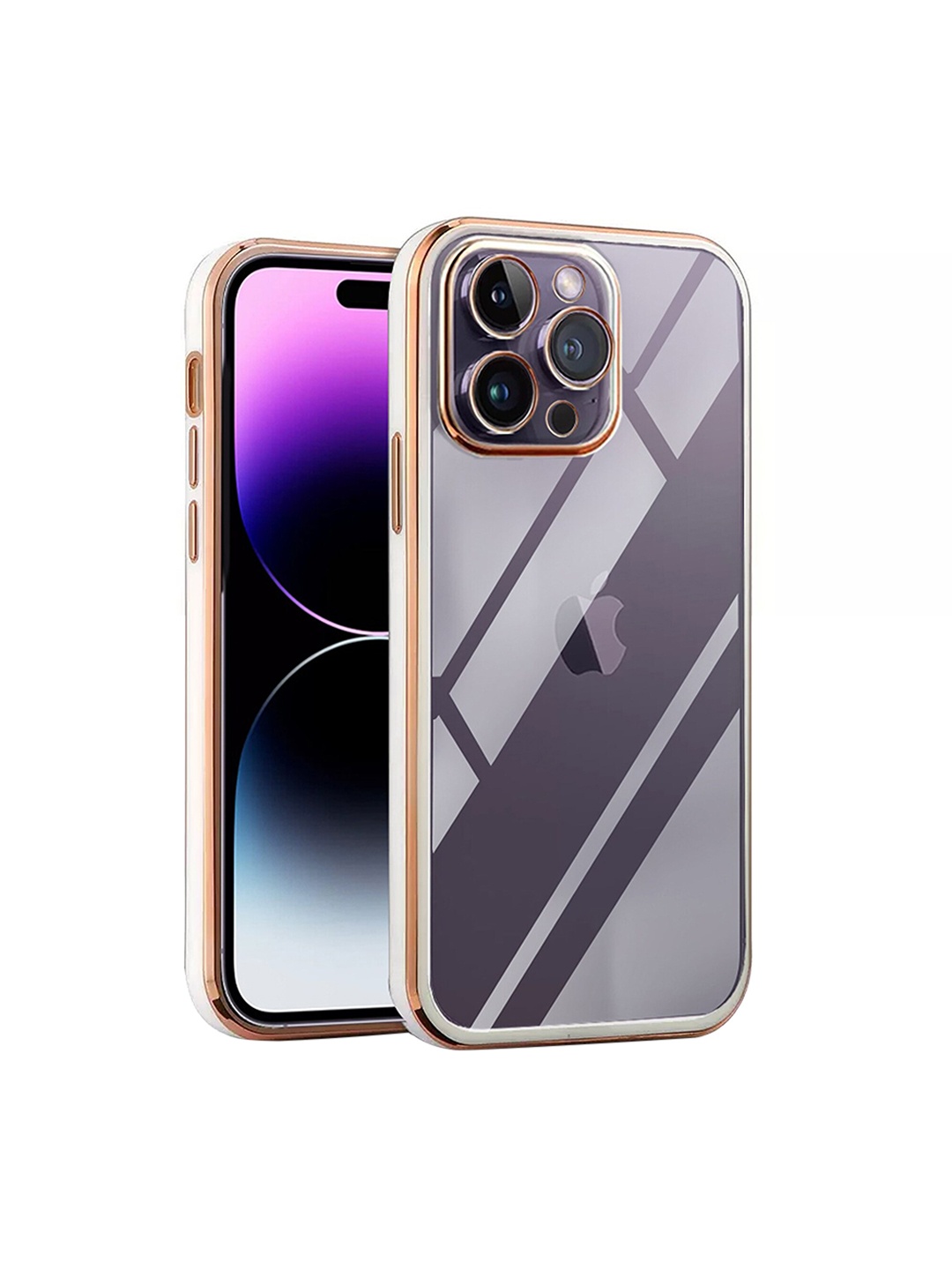 

Karwan Shock Proof iPhone 14PROMAX Phone Back Case, White
