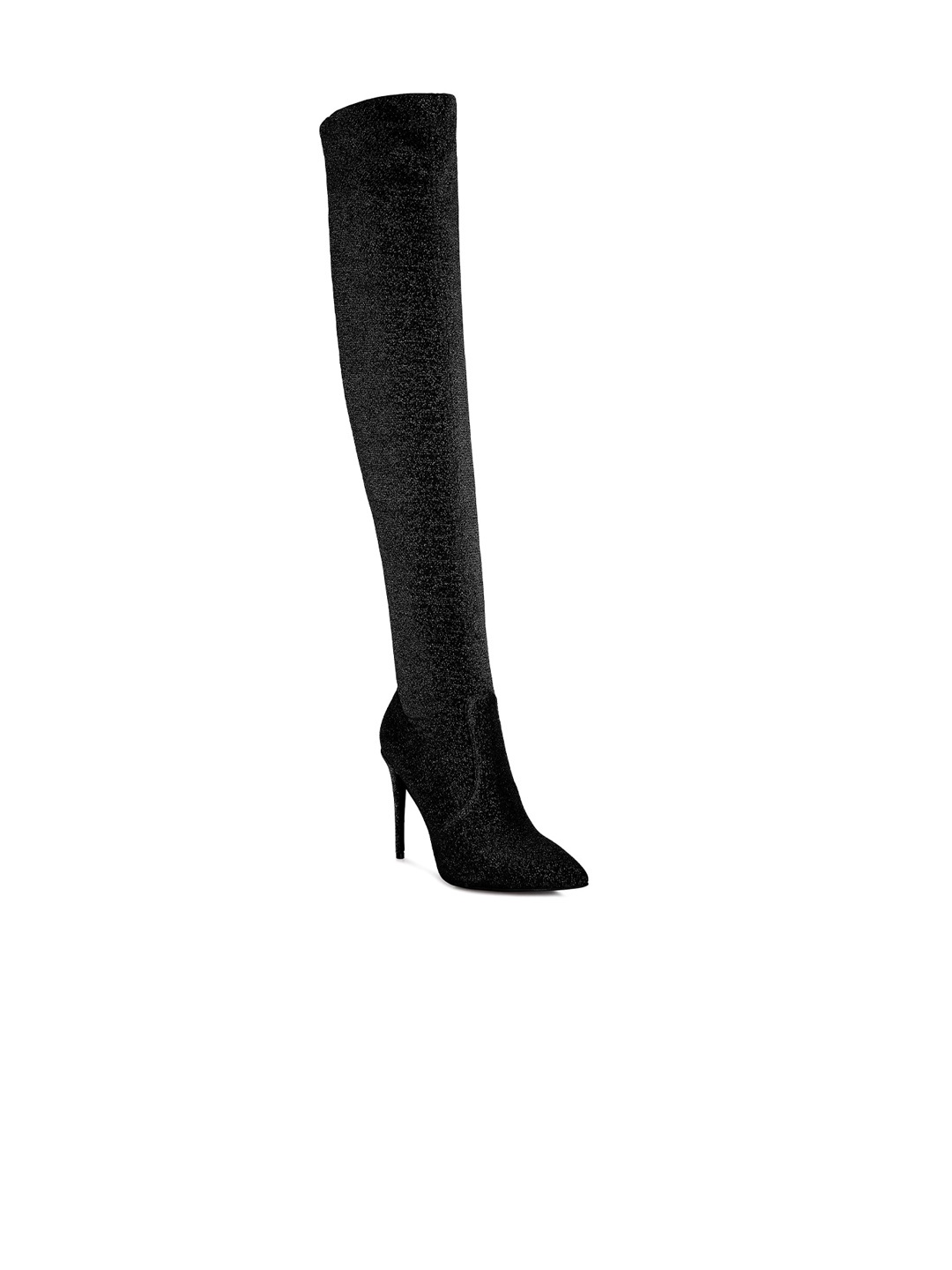 

London Rag Women High-Top Winter Boots, Black