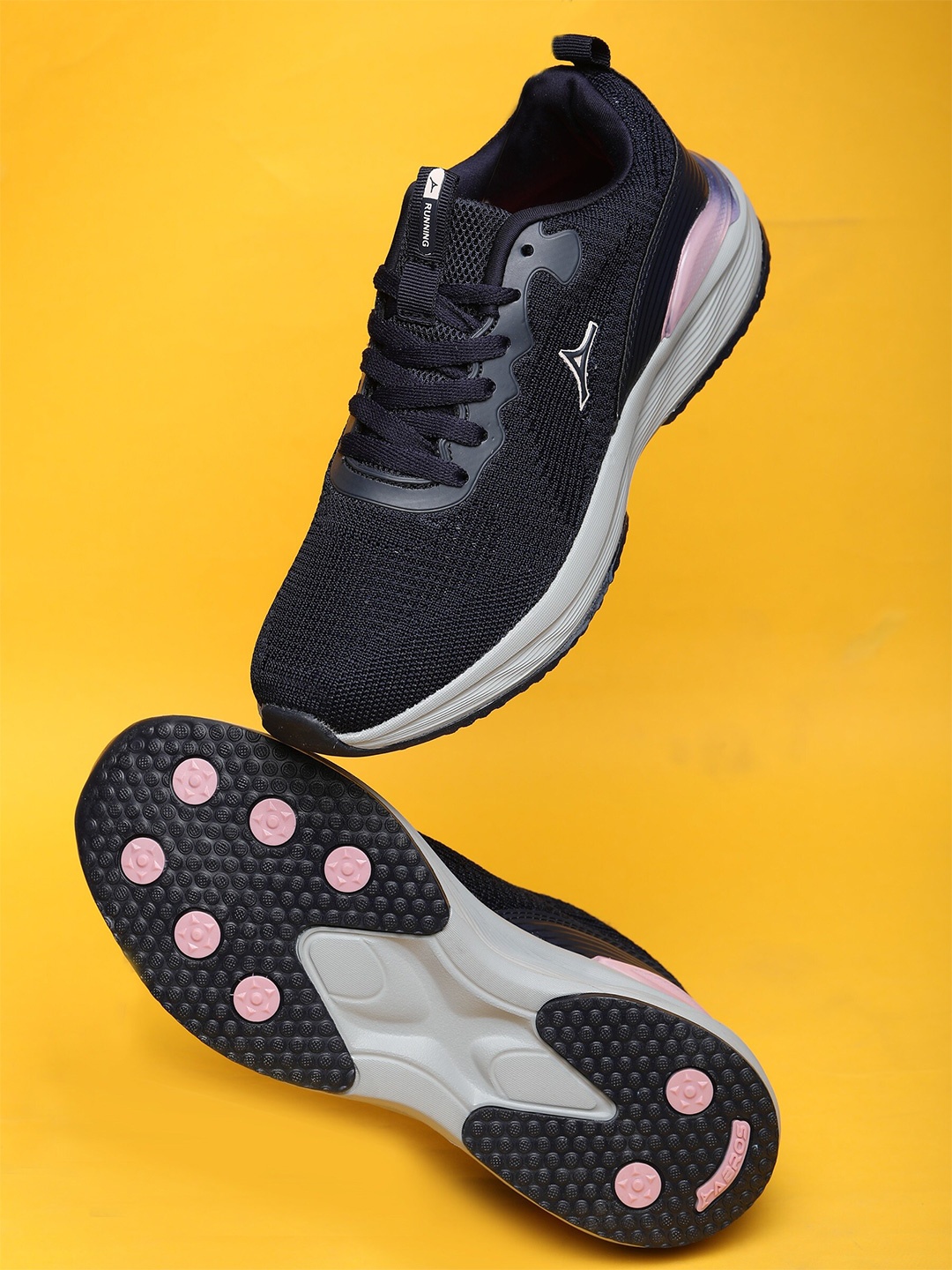 

ABROS Women Mesh Running Shoes, Navy blue