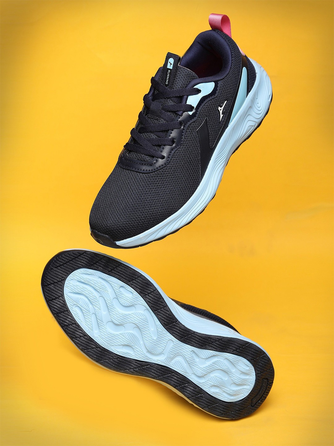 

ABROS Women Mesh Running Shoes, Navy blue