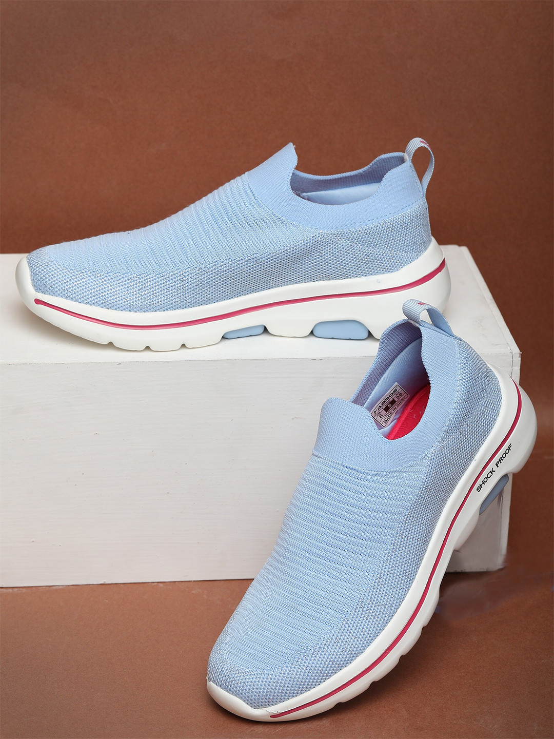 

ABROS Women Mesh Running Shoes, Blue