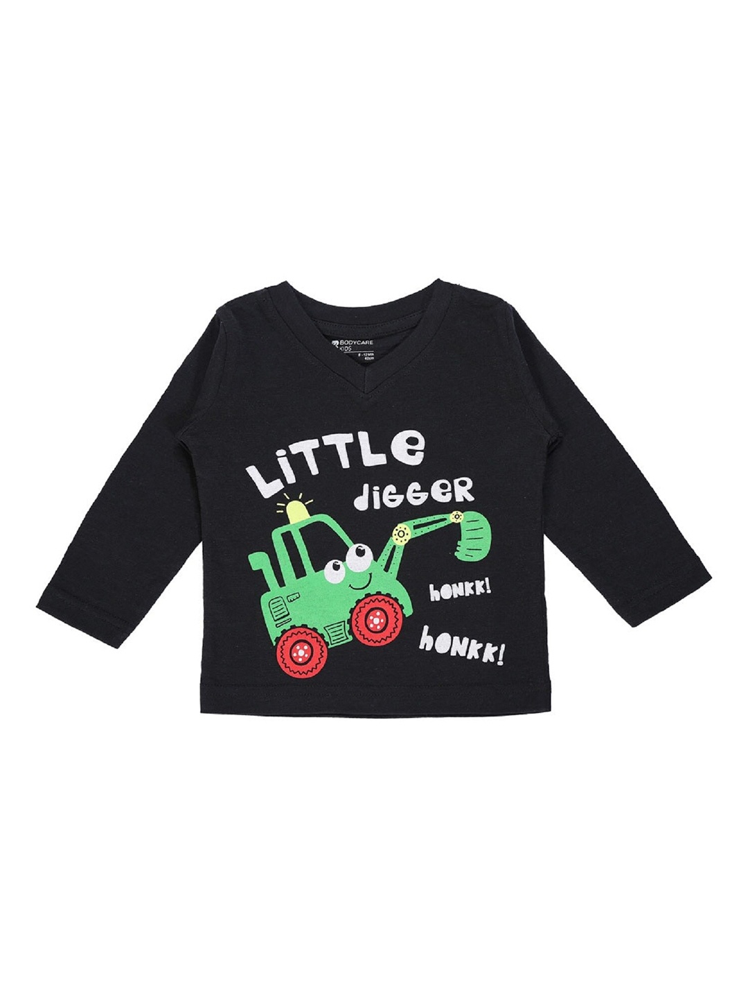 

Bodycare Kids Boys Graphic Printed Cotton T-shirt, Black