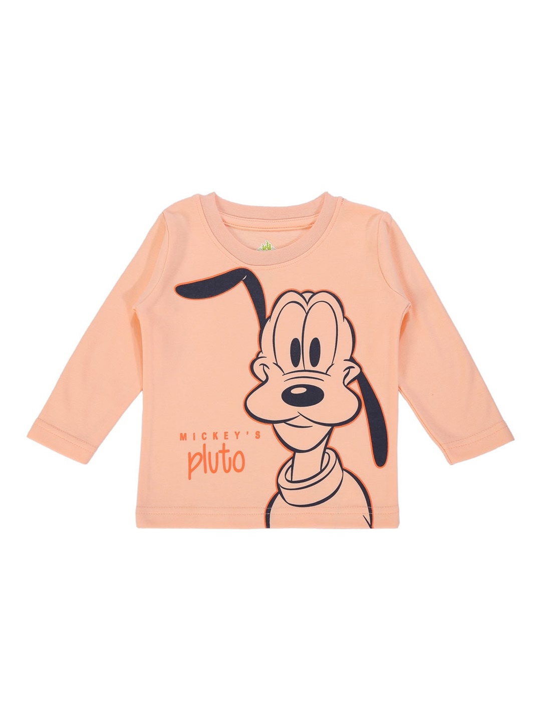 

Bodycare Kids Boys Mickey & Friends Printed Cotton T-shirt, Peach
