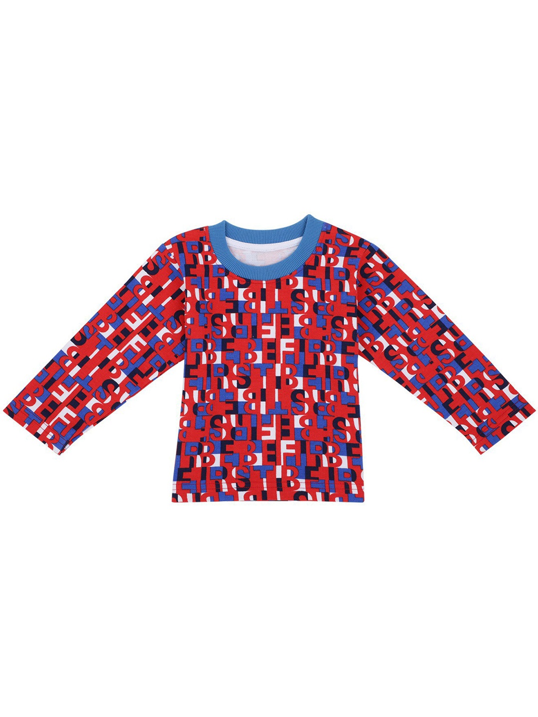 

Bodycare Kids Boys Typography Printed Cotton T-shirt, Red