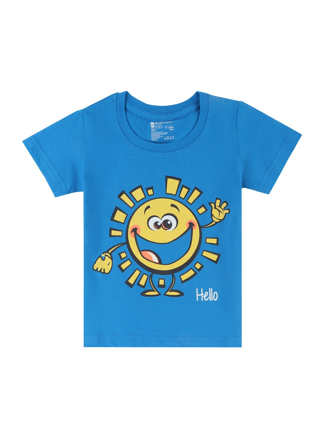 

Bodycare Kids Boys Printed Cotton T-shirt, Blue