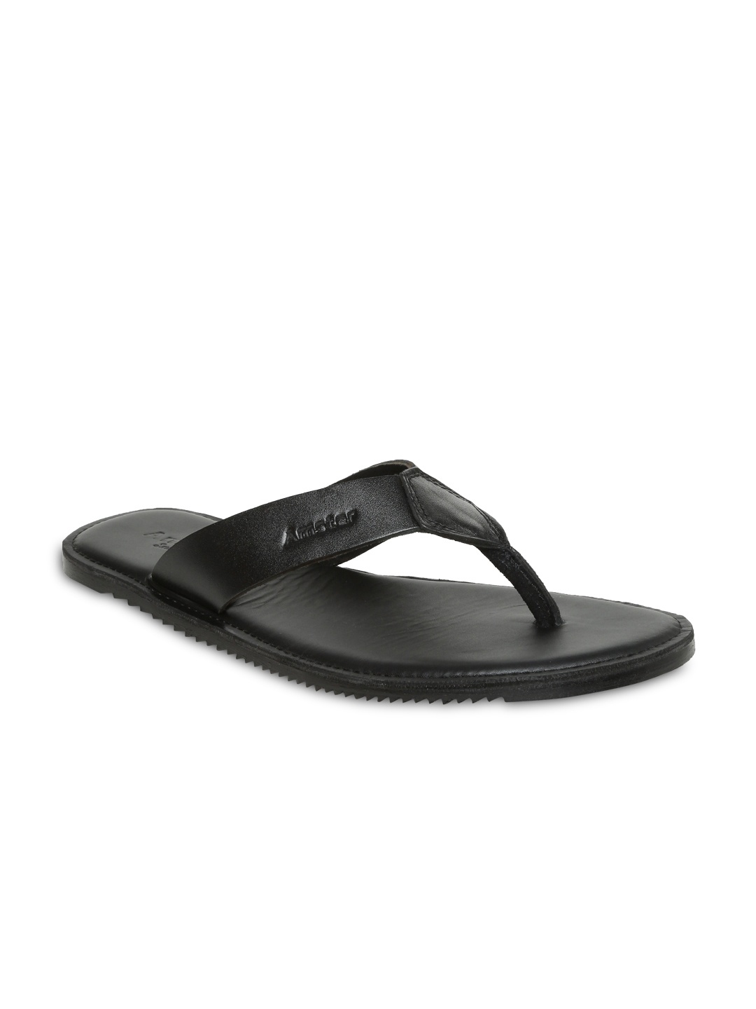 

Amster Men Black Genuine Leather Sandals