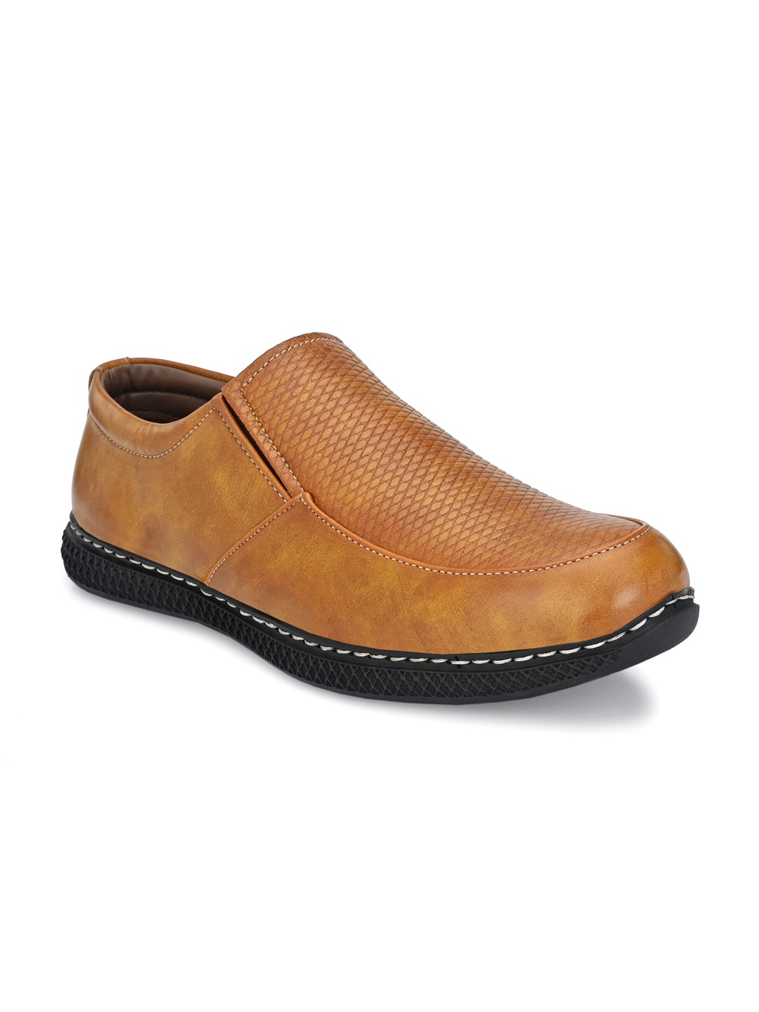 

John Karsun Men Perforations Derbys, Tan