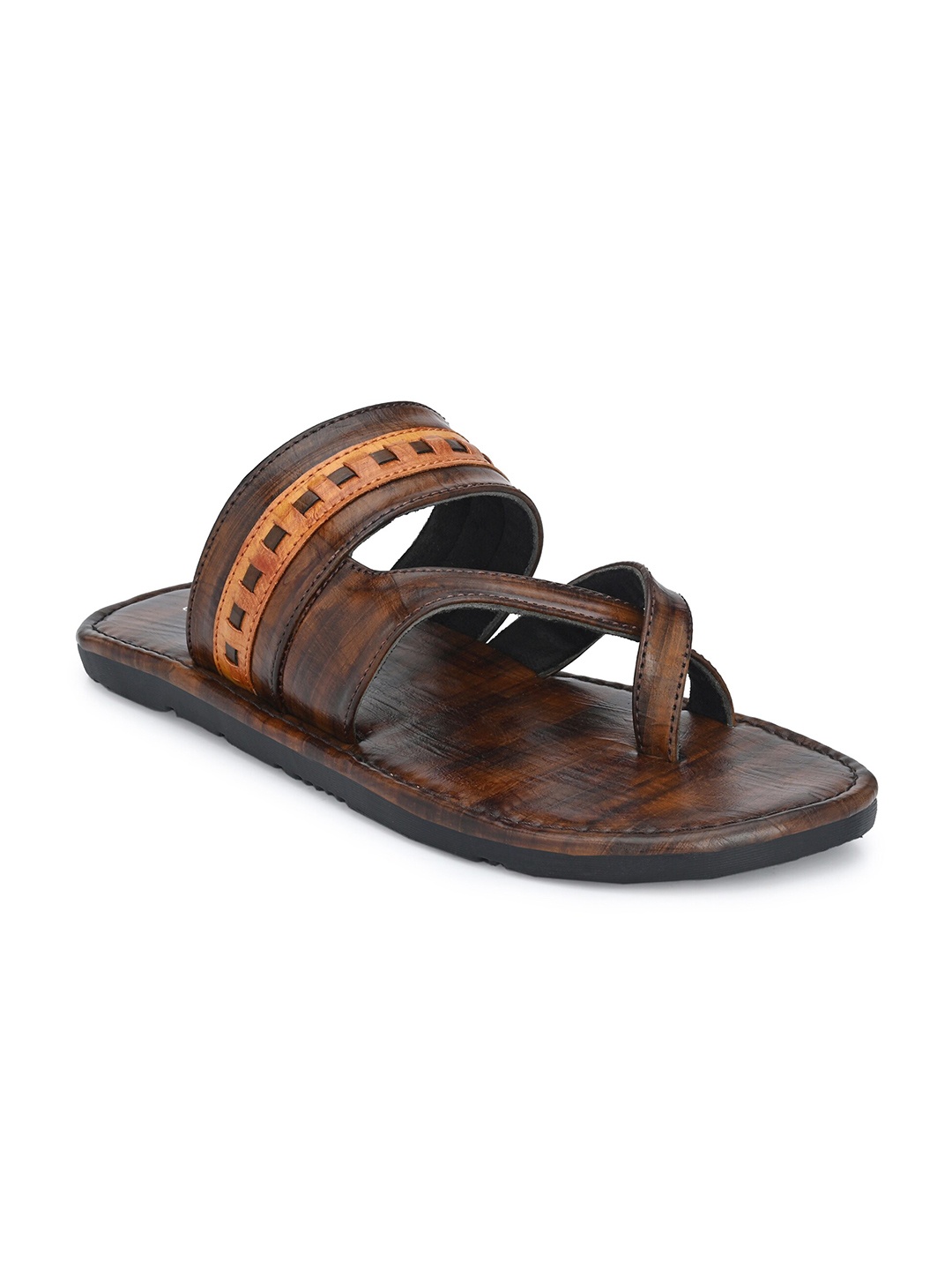 

John Karsun Men Slip-On Comfort Sandals, Brown