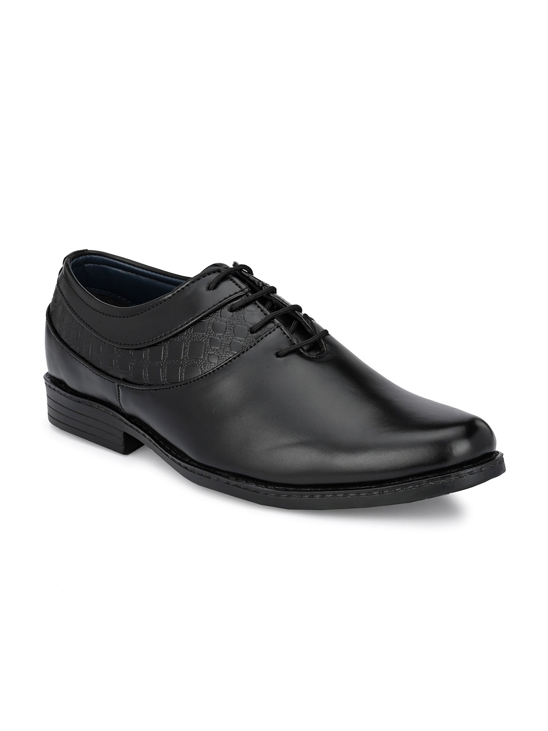 

John Karsun Men Solid Formal Oxford Shoes, Black
