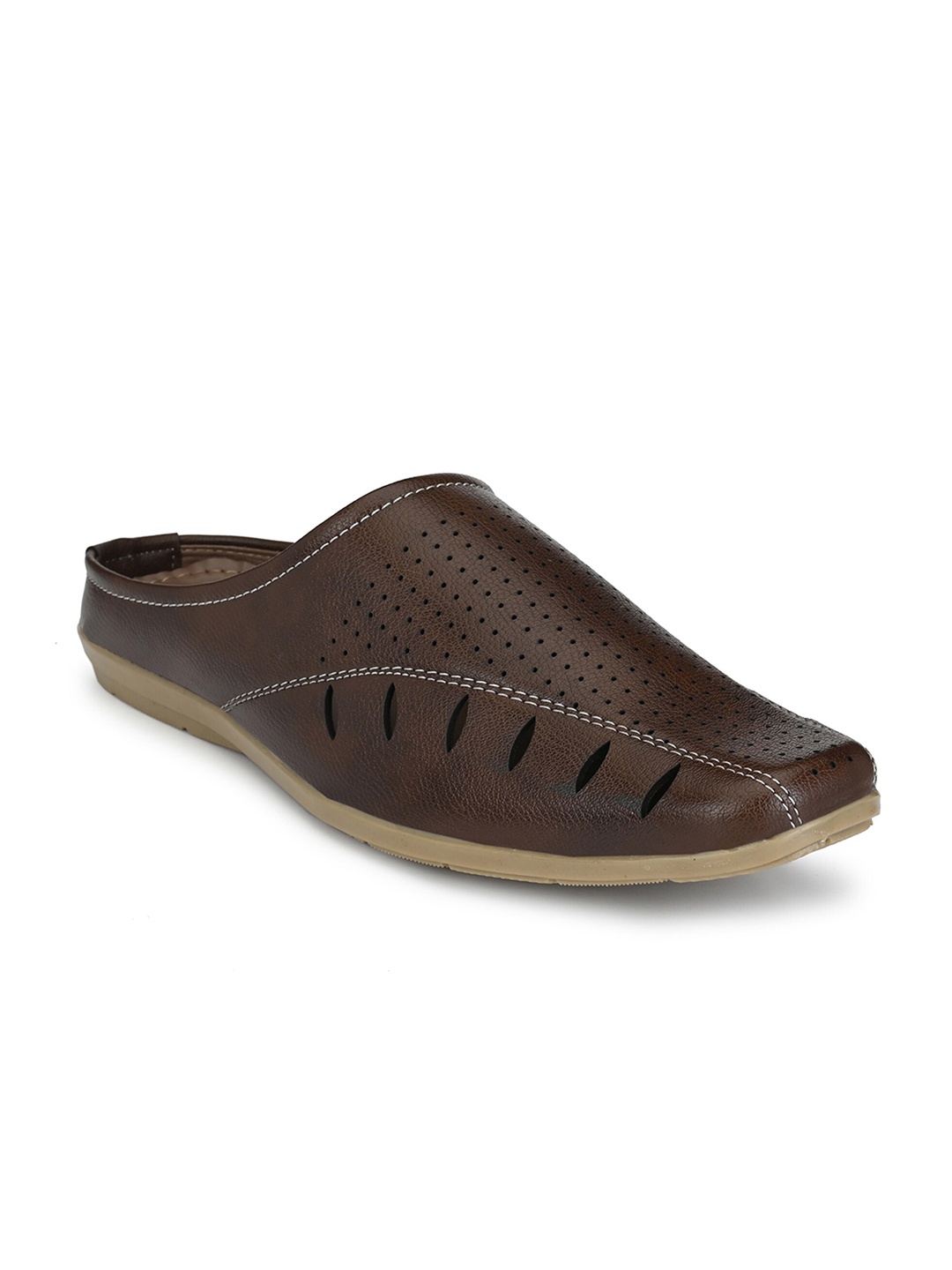 

John Karsun Men Slip-On Comfort Sandals, Brown
