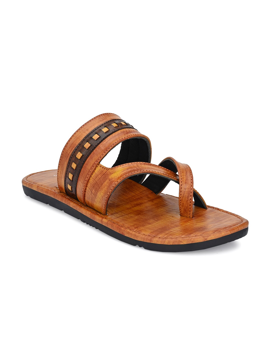 

John Karsun Men Slip-On Comfort Sandals, Tan