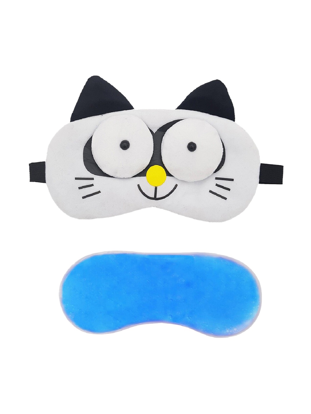 

JENNA 3D Cat Sleeping Eye Shade Mask With Gel, White