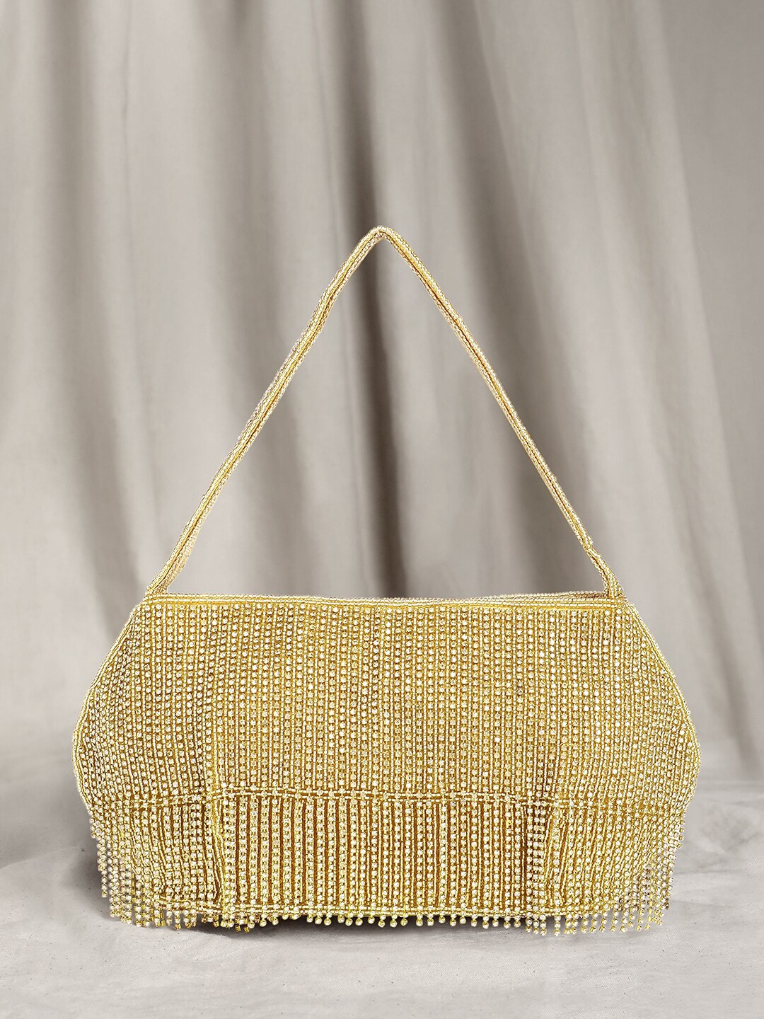 

Peora Embellished Potli Clutch, Gold