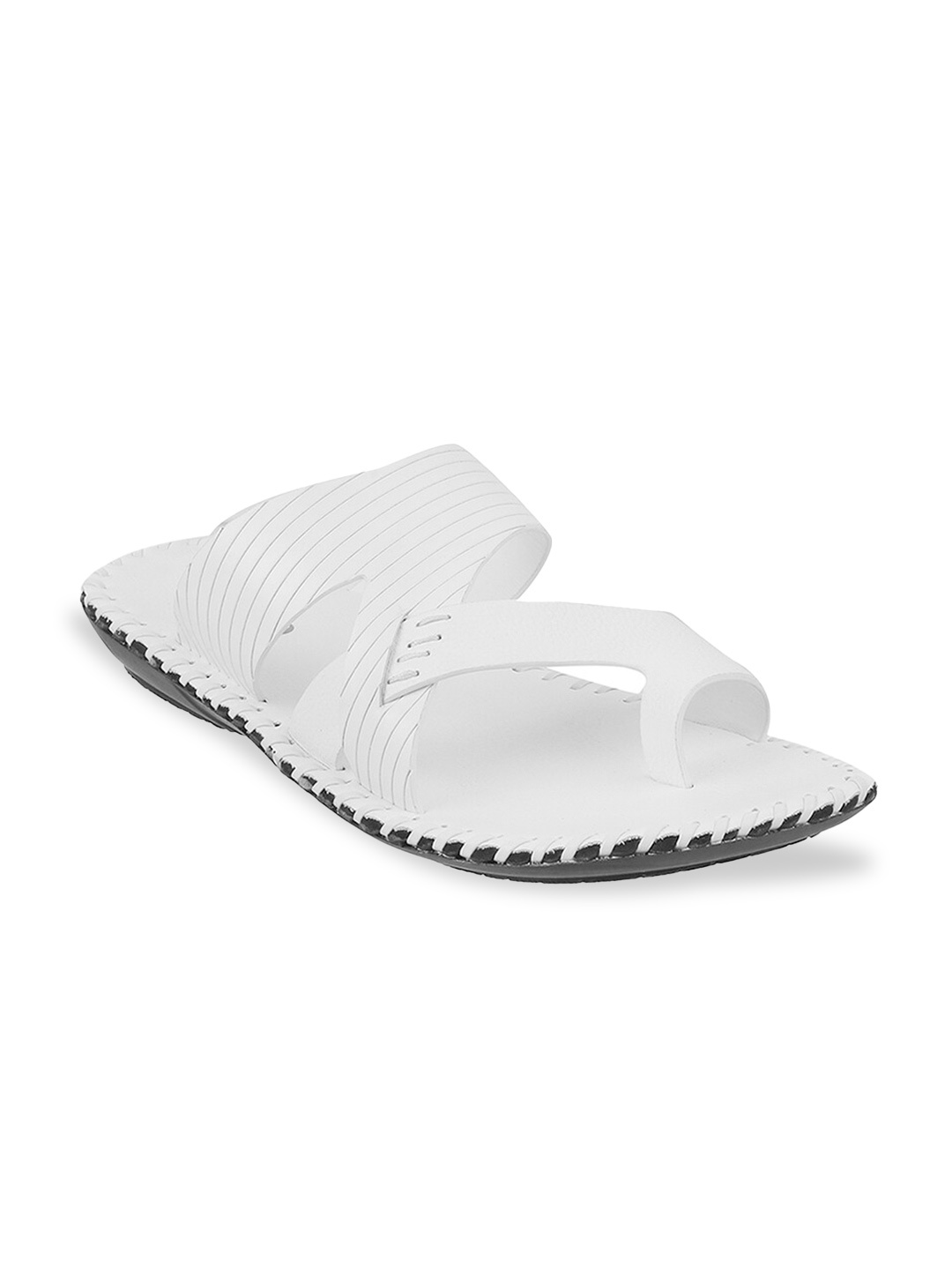 

Metro Men Leather Comfort Sandals, White