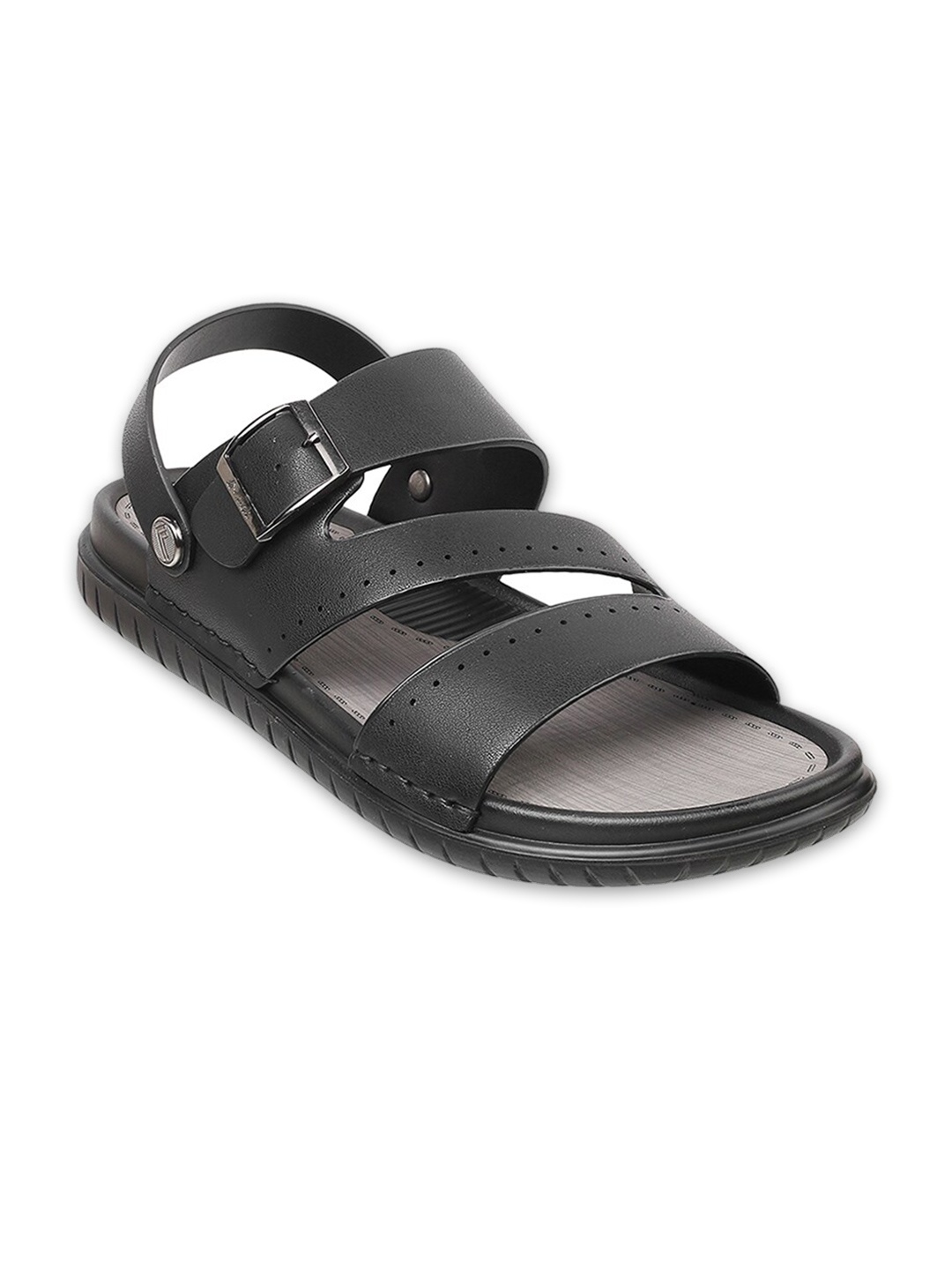 

DAVINCHI Men Slip-On Comfort Sandals, Black