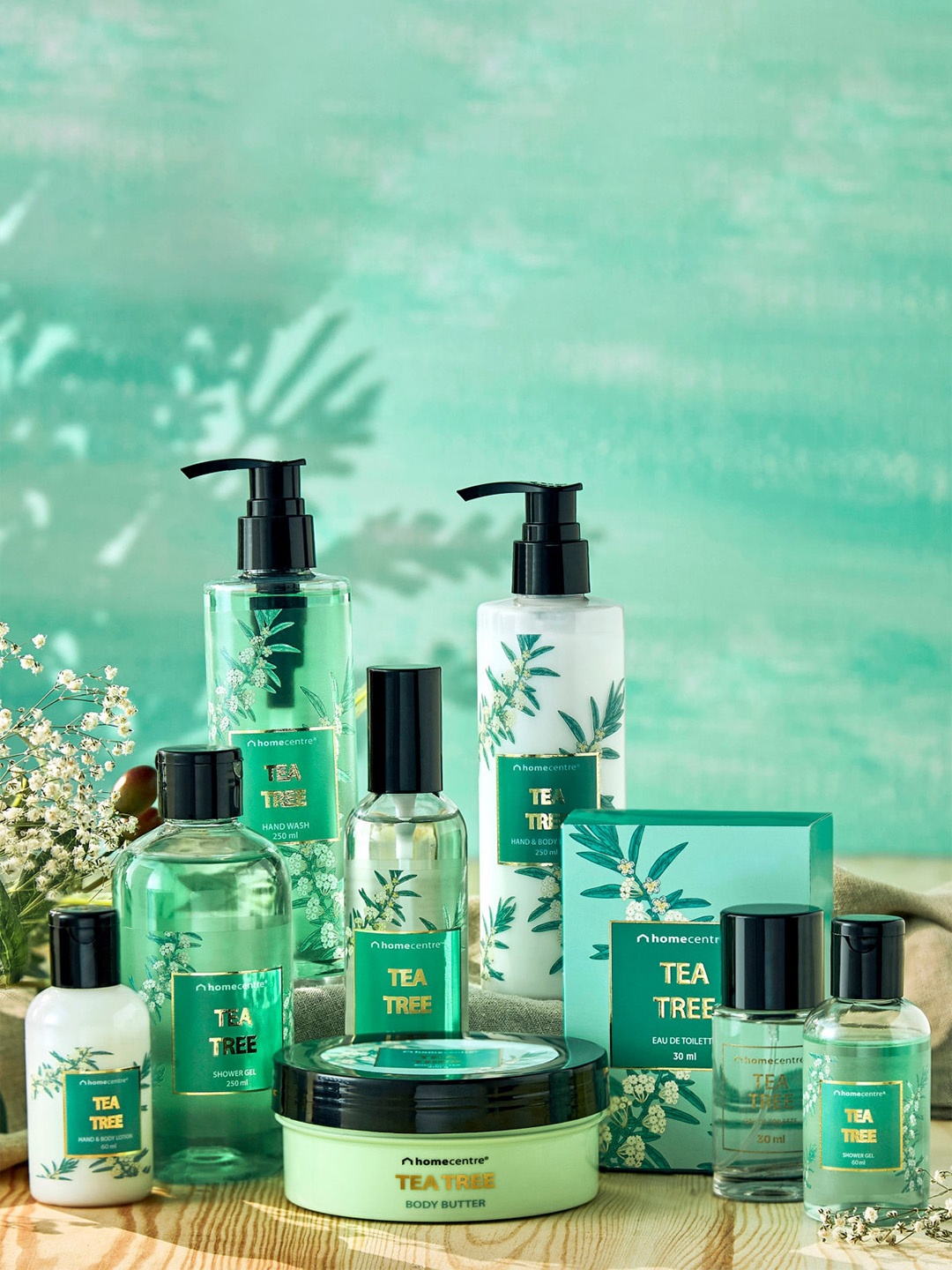 

Home Centre Elixir Tea Tree Shower Gel - 60ml, Green