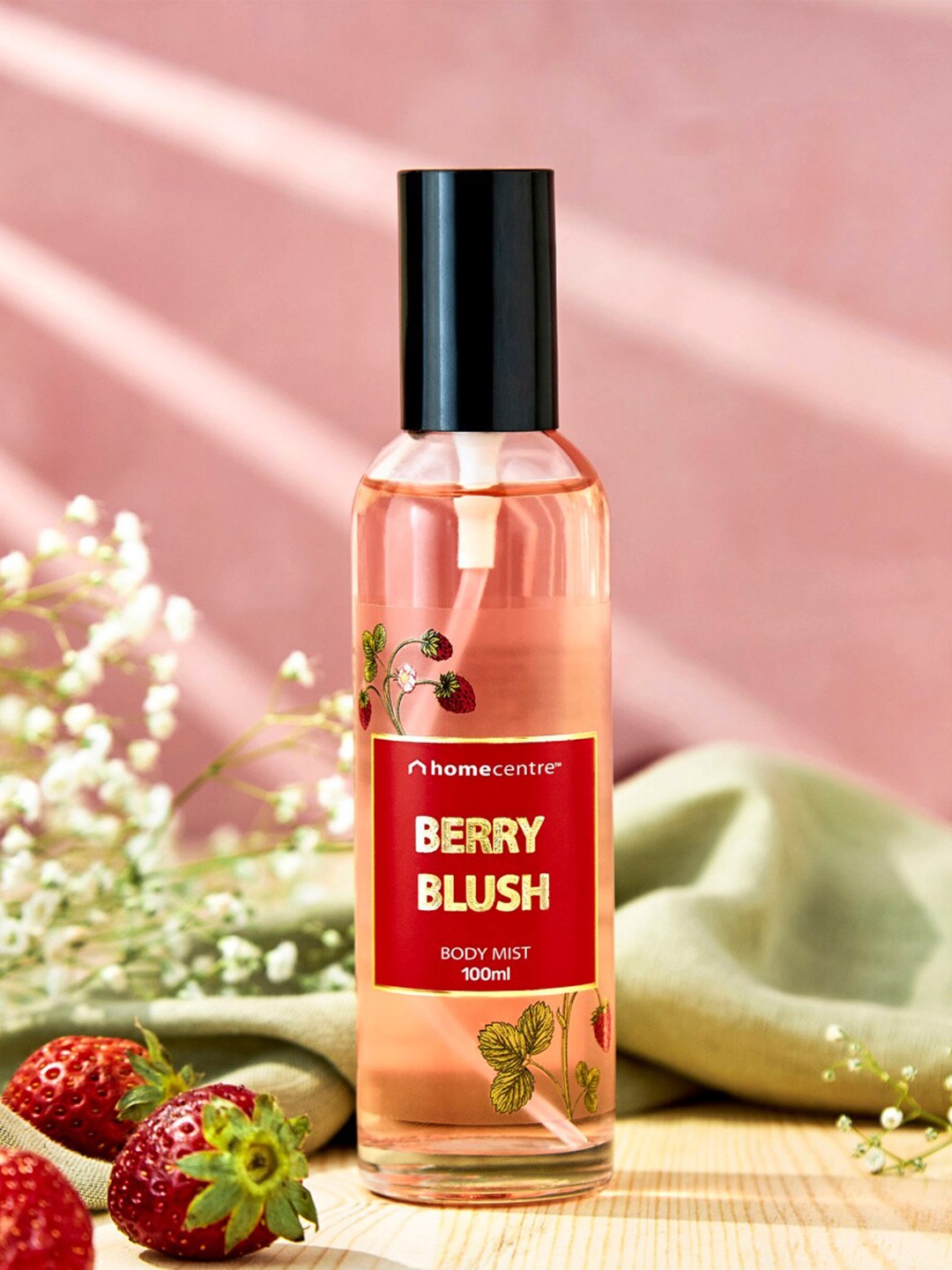 

Home Centre Elixir Berry Blush Body Mist - 100ml, Red