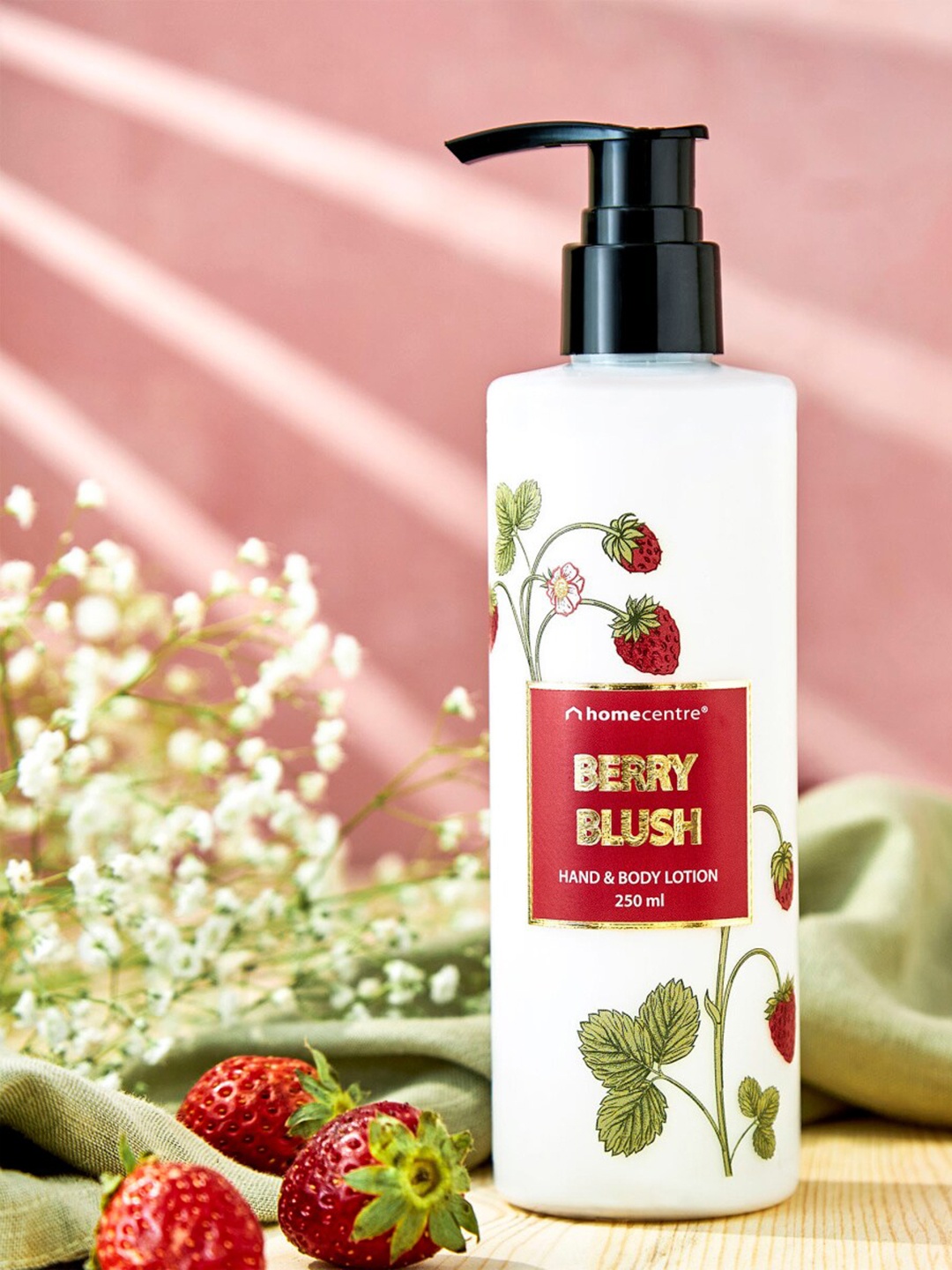 

Home Centre Elixir Berry Blush Hand and Body Lotion - 250ml, White