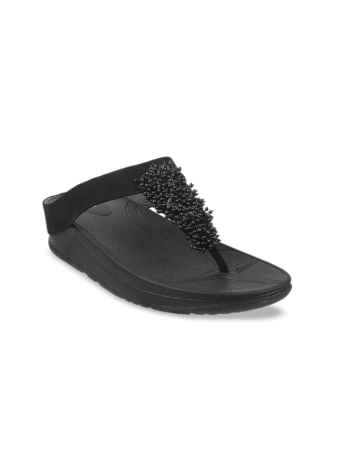 

Mochi Embellished Comfort Heels, Black