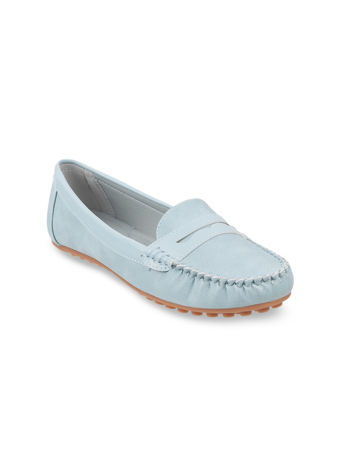 

Mochi Women Comfort Insole Penny Loafers, Blue