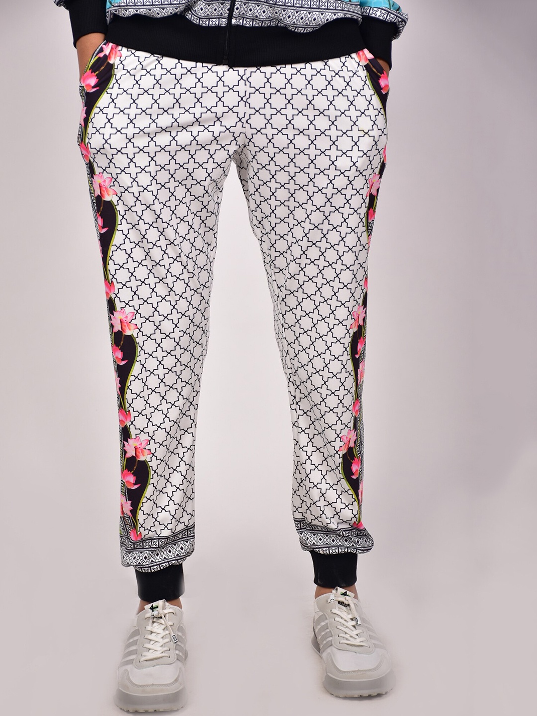 

Rajoria Instyle Women Digital Printed Joggers, White