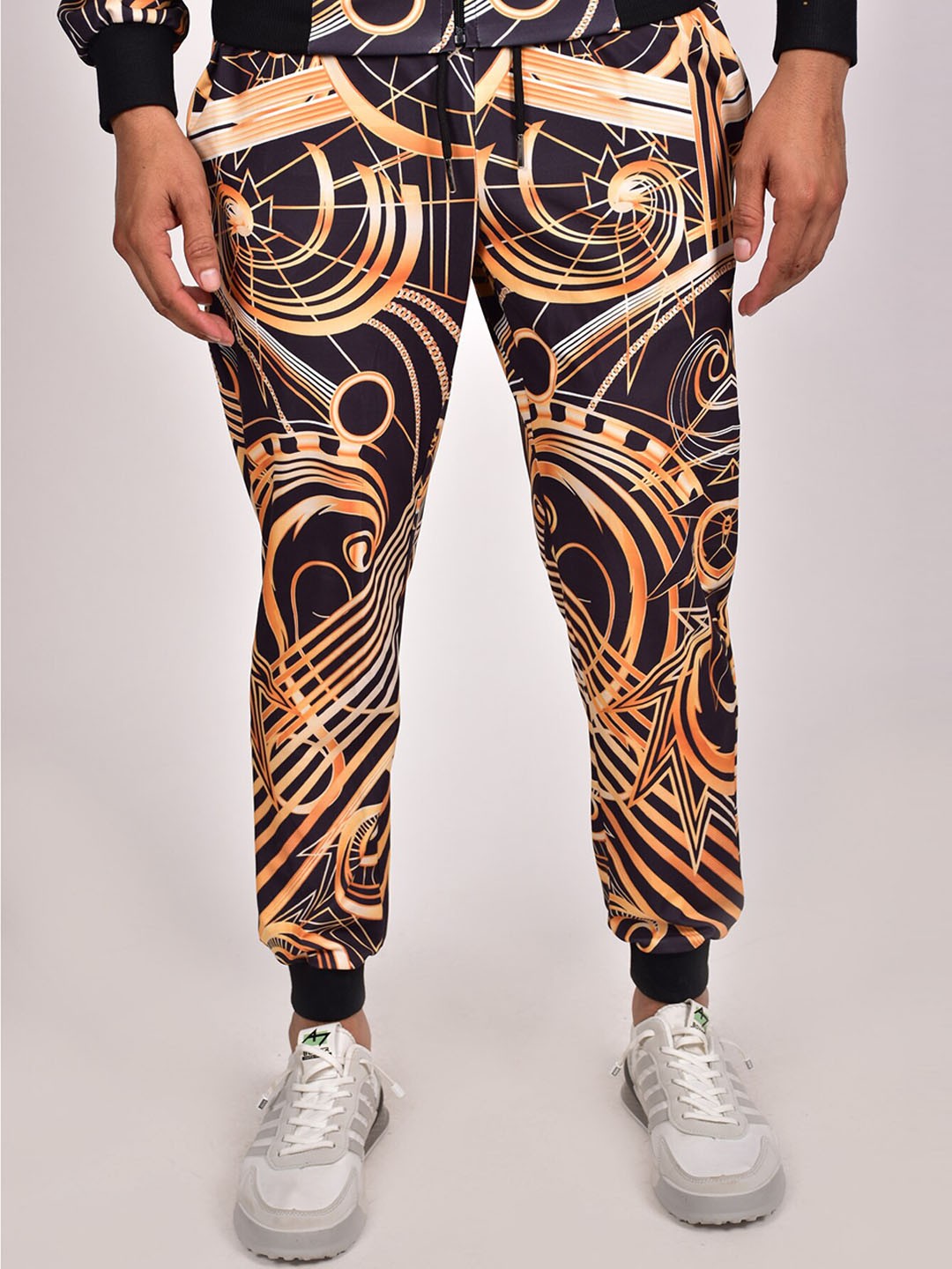 

Rajoria Instyle Men Digital Printed Joggers, Black