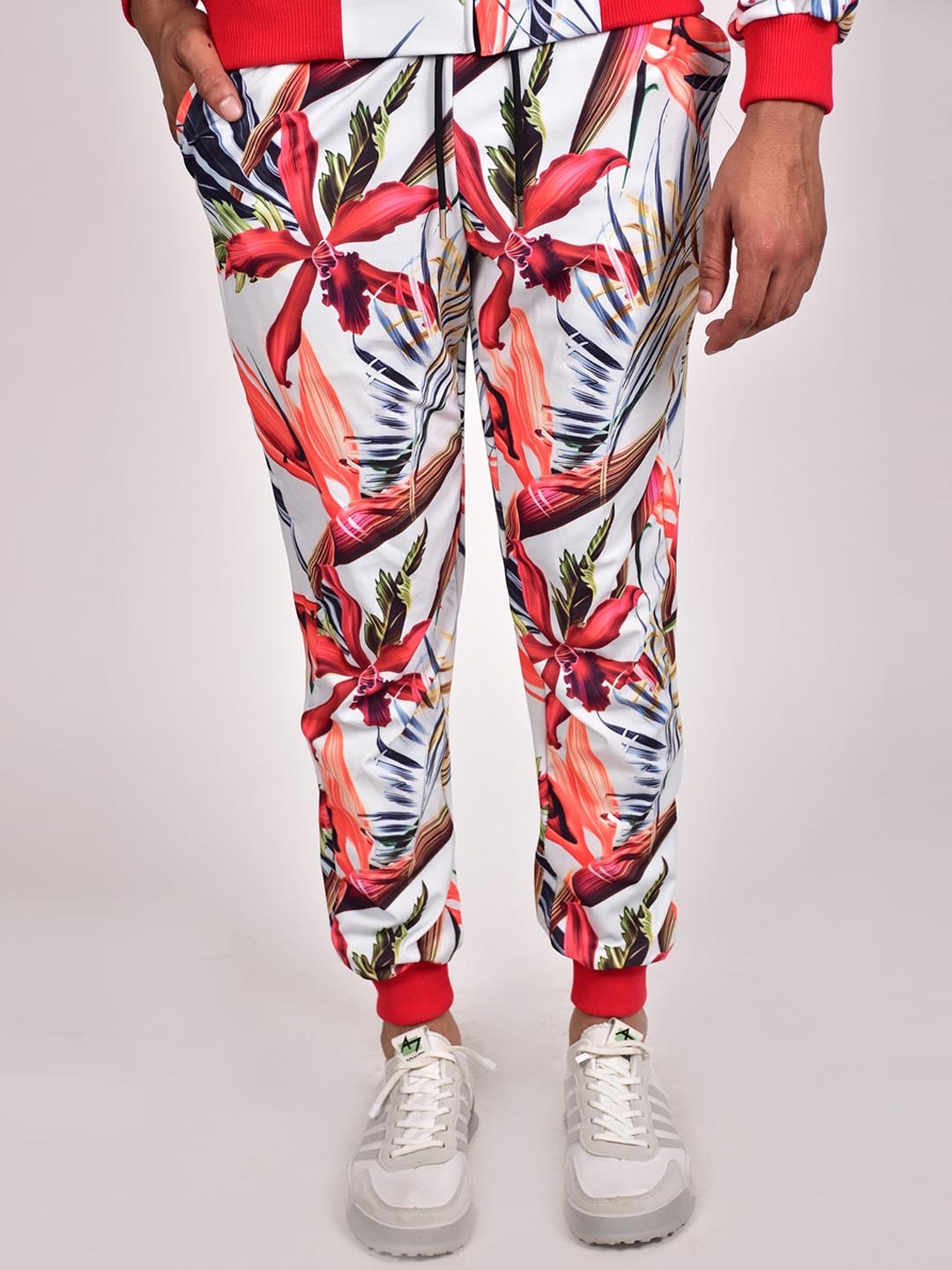 

Rajoria Instyle Men Digital Printed Joggers, White