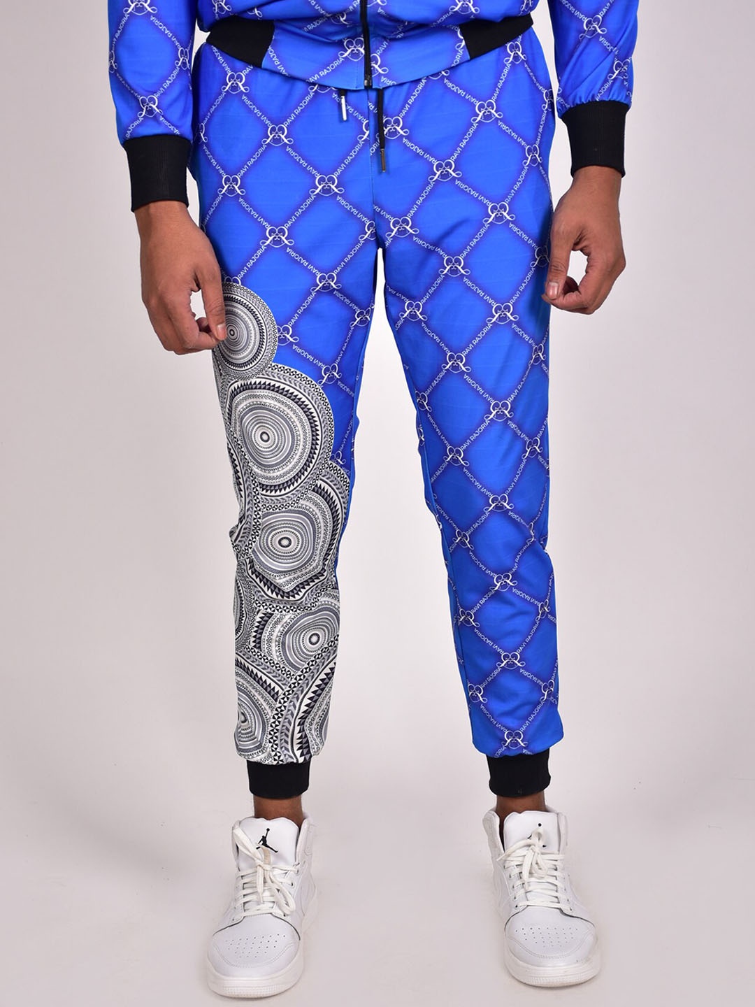 

Rajoria Instyle Men Digital Printed Joggers, Blue