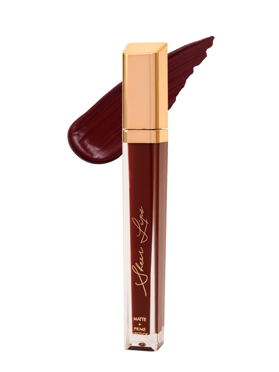 

GLAM21 Sheer Lips Long Lasting & Transfer Proof Liquid Lipstick 8 ml-Grape Wine 12, Brown