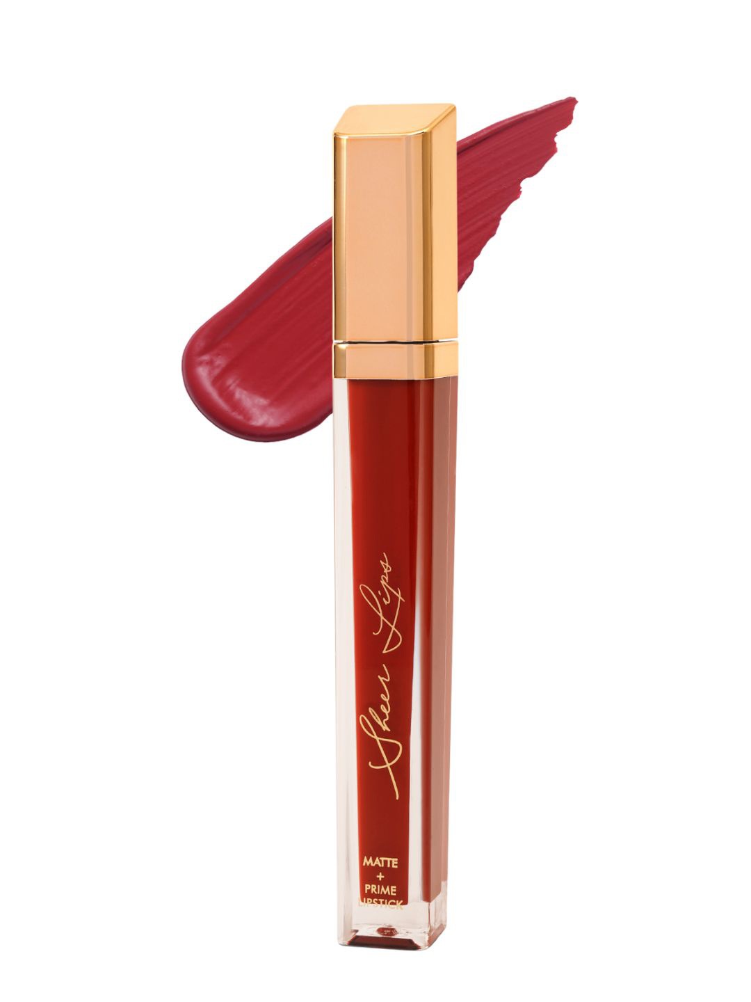 

GLAM21 Sheer Lips Long Lasting Matte Liquid Lipstick 8 ml - Nude Bomb 13, Red