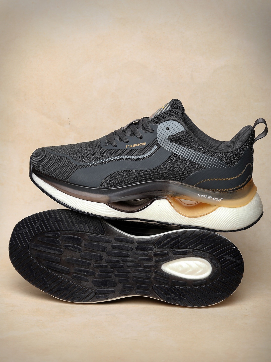 

ABROS Men Tylor Hyperfuse Running Shoes, Grey
