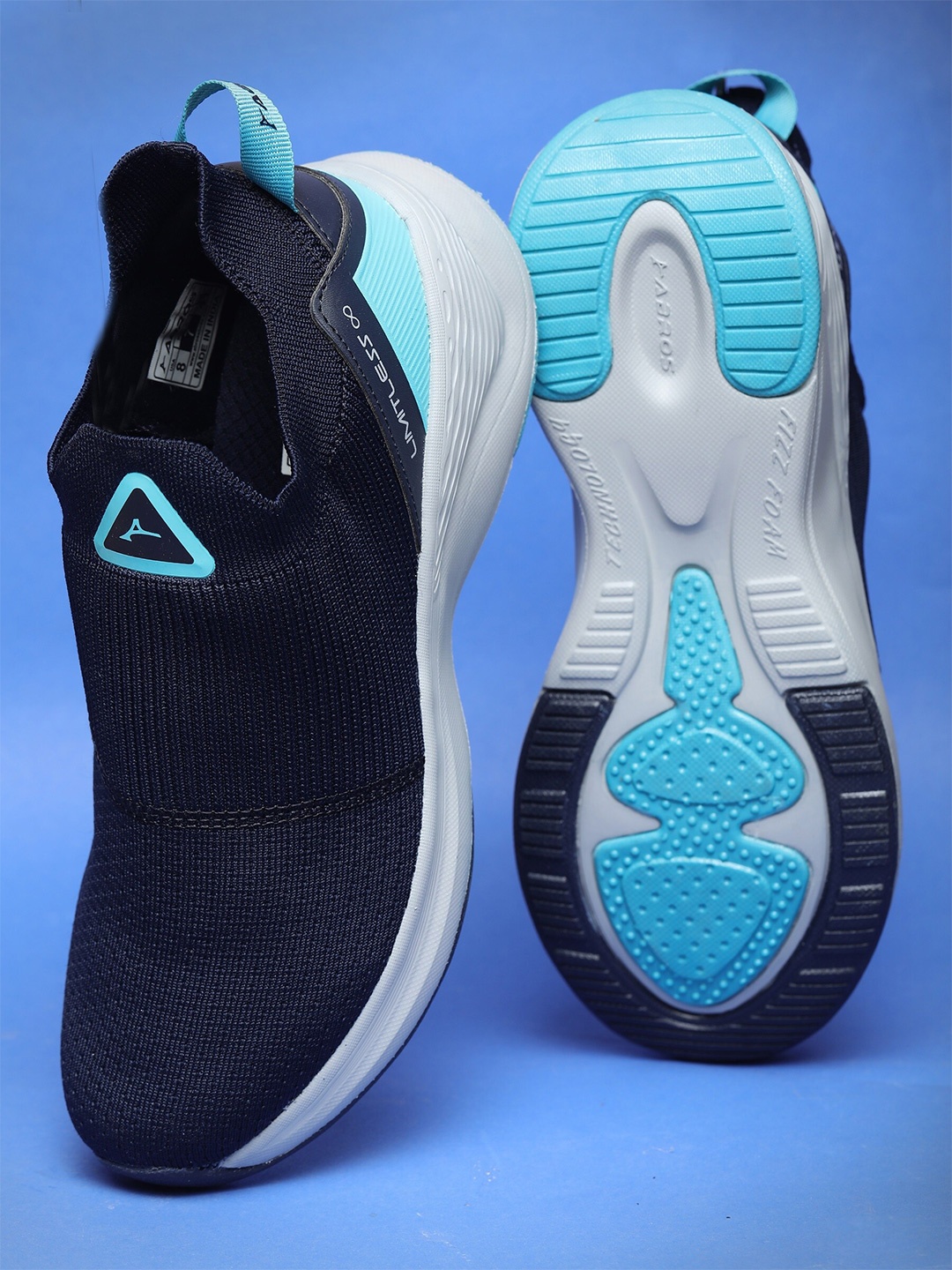 

ABROS Men Eren Running Sports Shoes, Navy blue