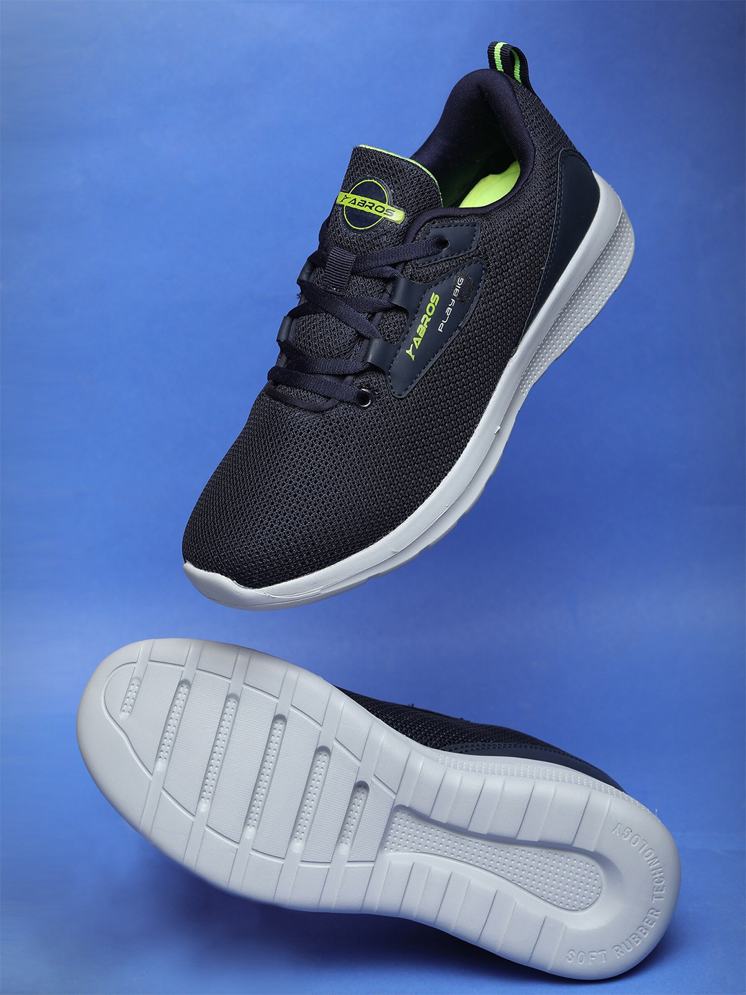 

ABROS Men Ashton Running Sports Shoes, Navy blue