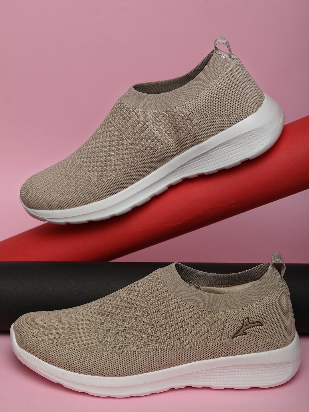 

ABROS Men Levi Running Sports Shoes, Beige