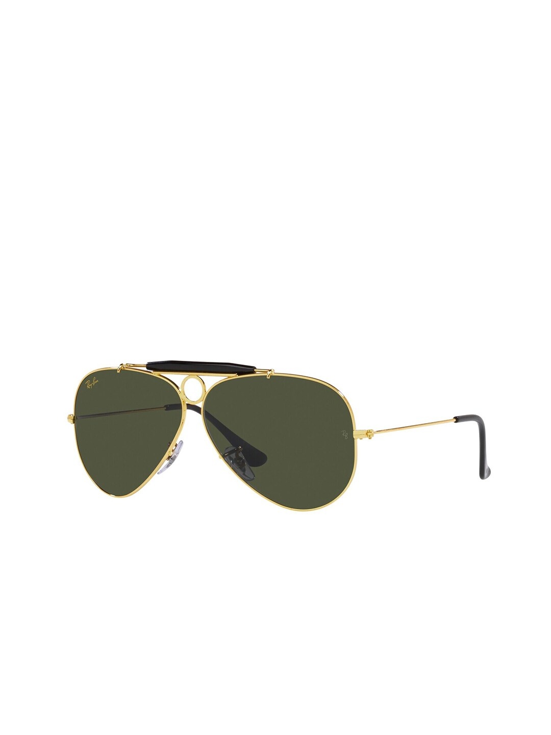 

Ray-Ban Unisex Aviator Sunglasses with UV Protected Lens 8056597665247, Gold