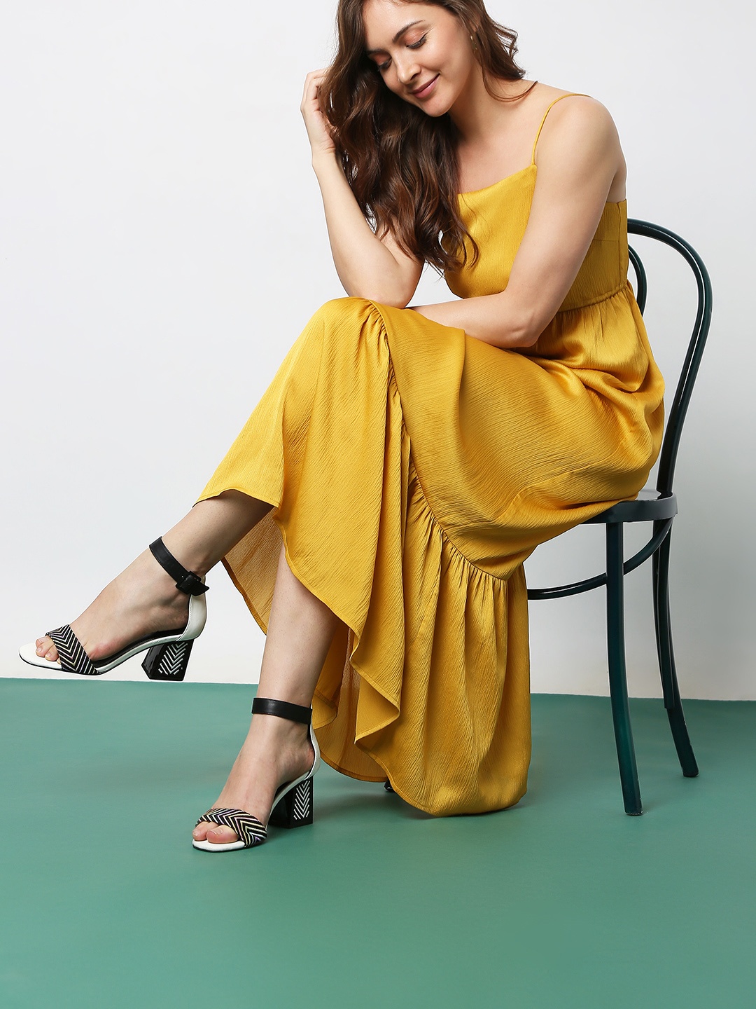 

Vero Moda Shoulder Straps Maxi Dress, Yellow