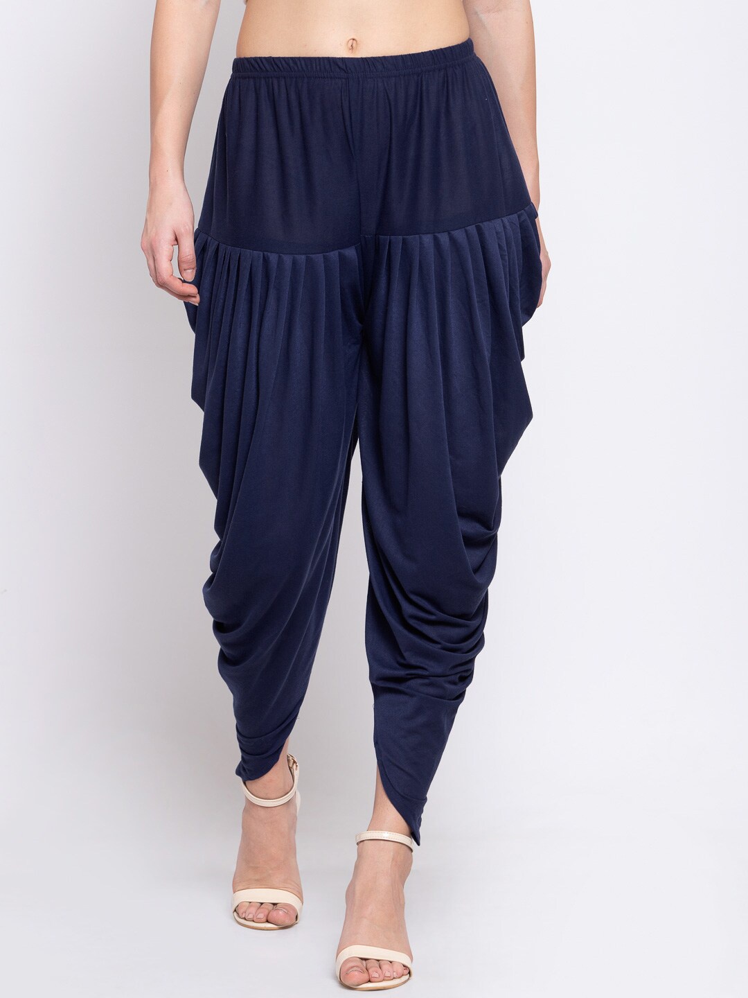 

KLOTTHE Women Dhoti Salwar, Navy blue