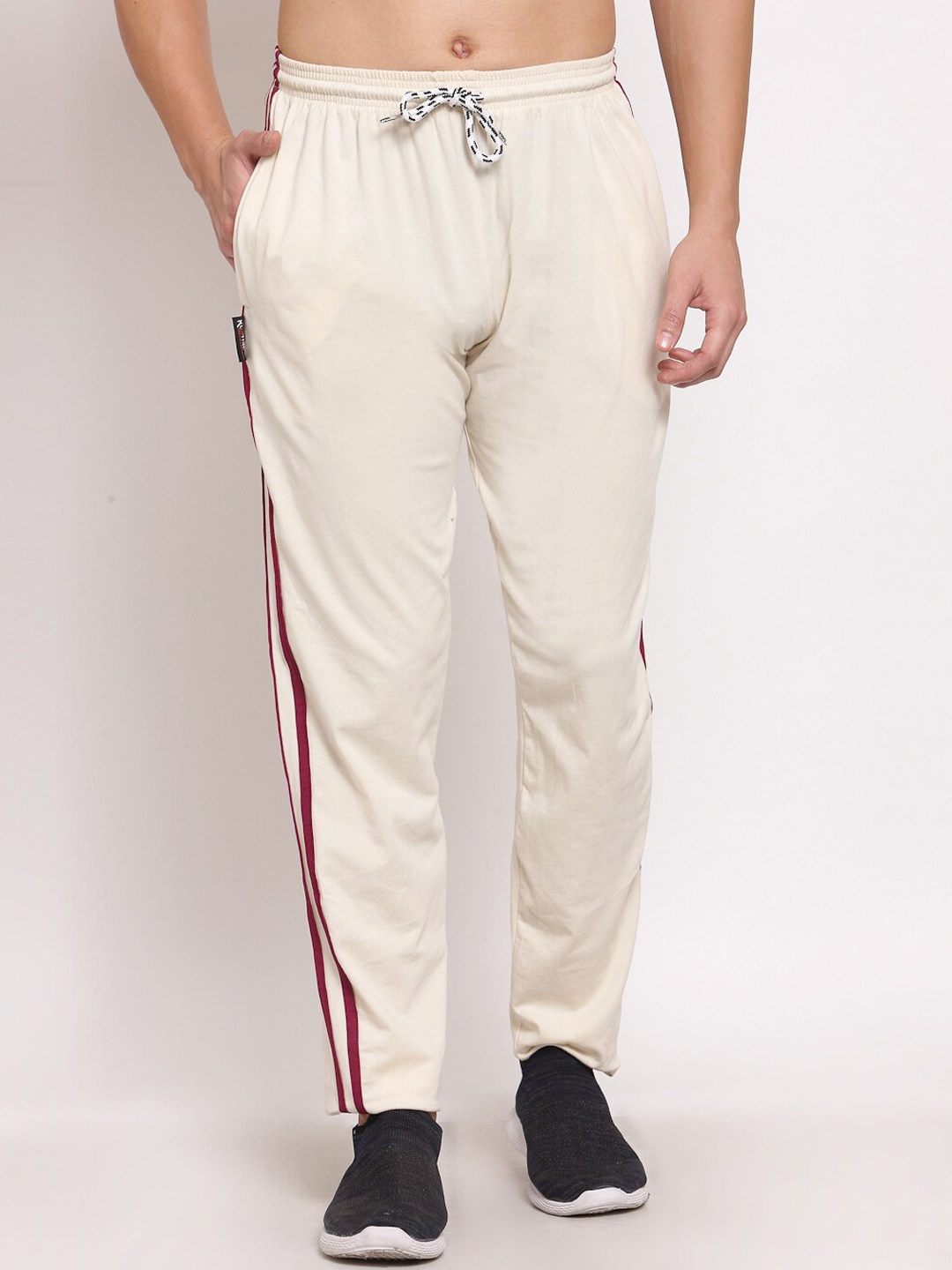 

KLOTTHE Men Mid rise Cotton Track Pants, Yellow