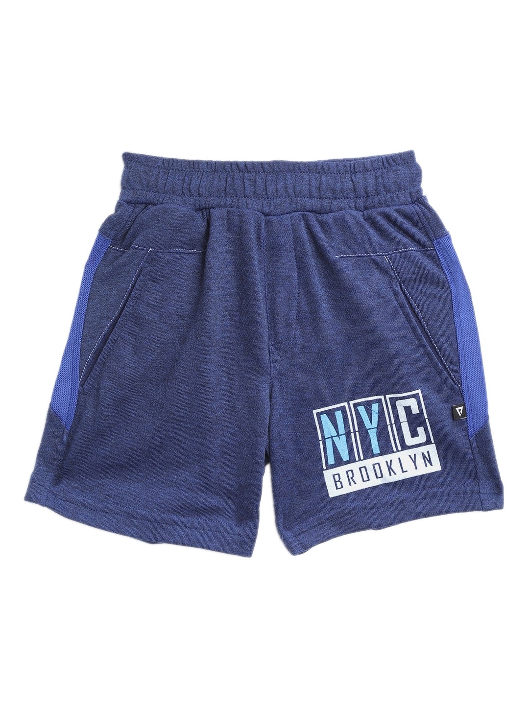 

PROTEENS Boys Printed Cotton Regular Fit Shorts, Navy blue
