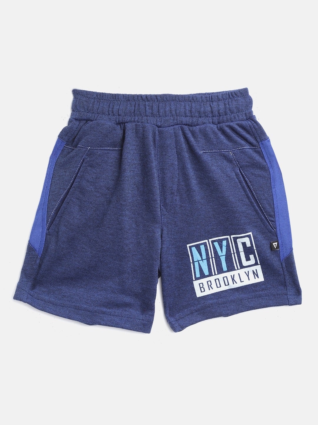 

PROTEENS Boys Cotton Printed Shorts, Blue