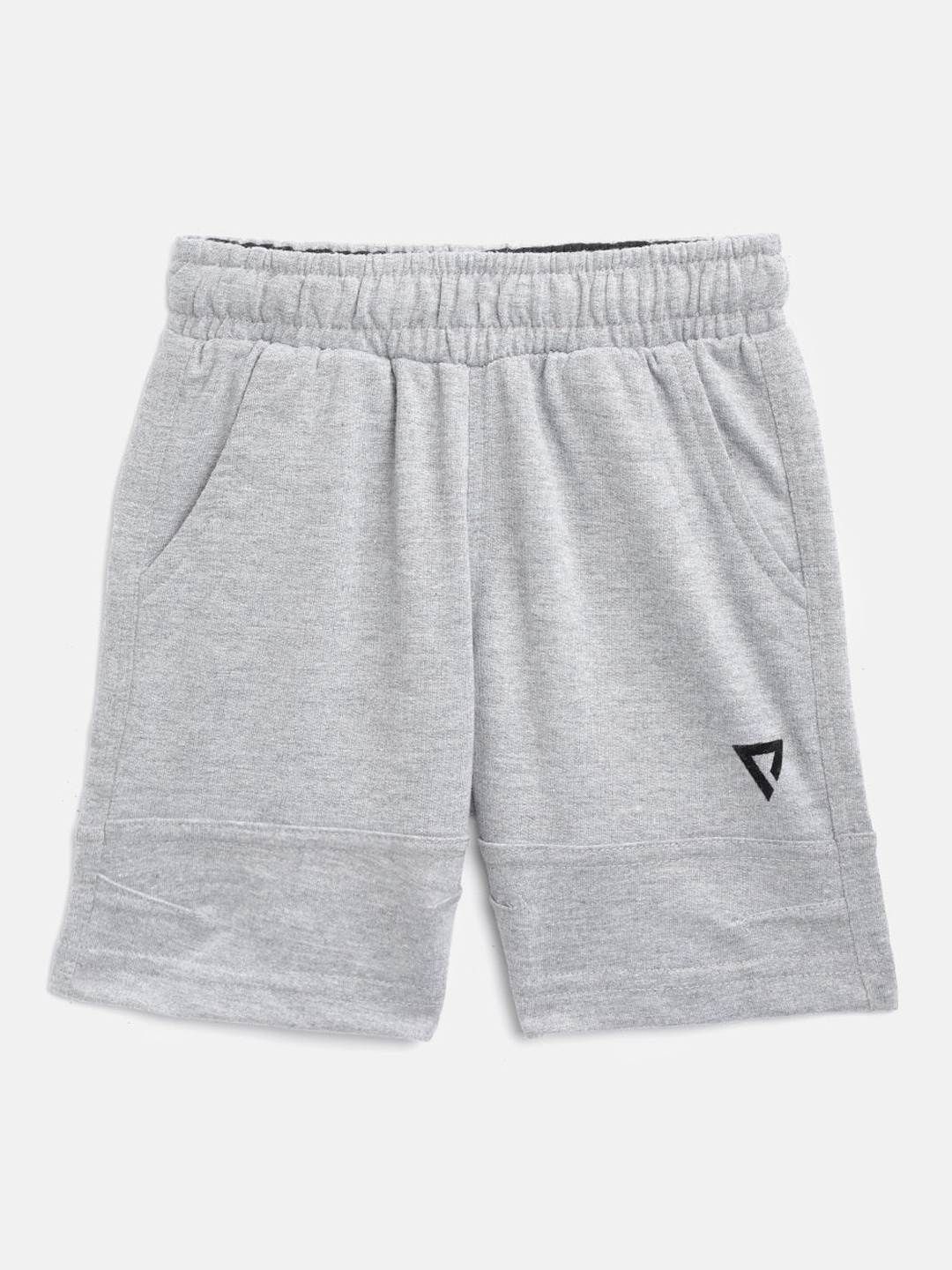 

PROTEENS Boys Cotton Regular Fit Sports Shorts, Grey melange