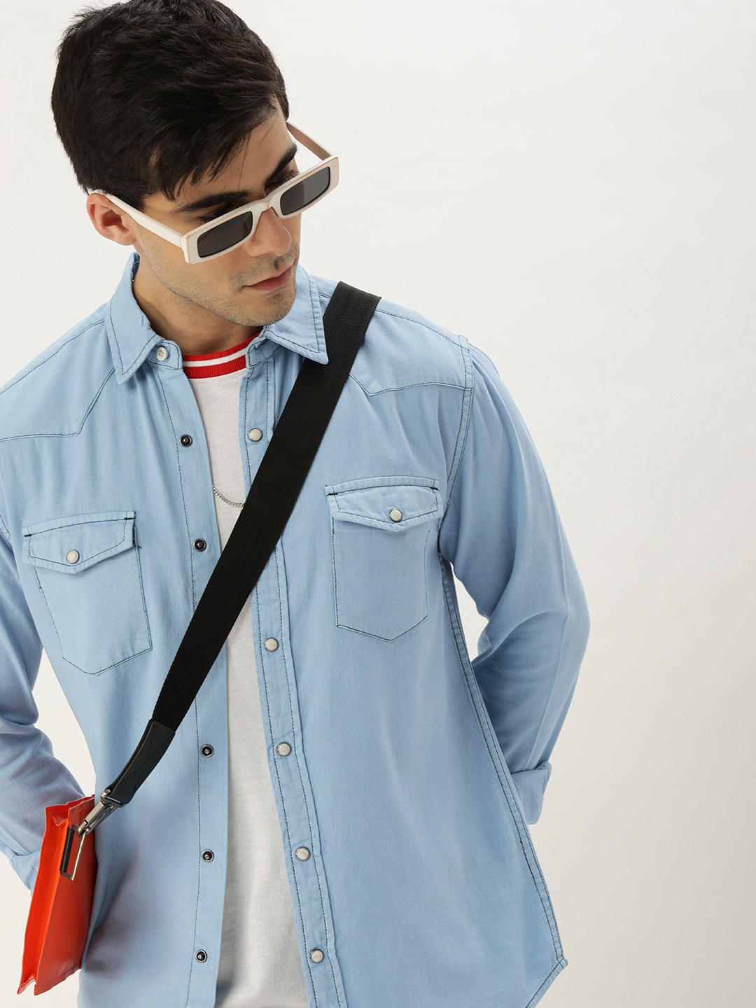 

Kook N Keech Men Blue Relaxed Casual Shirt