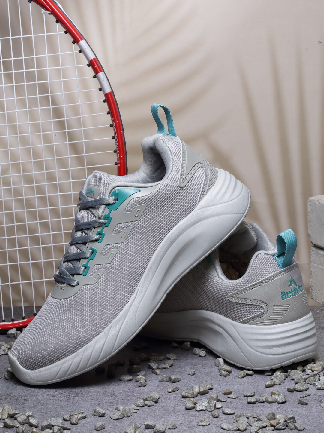 

Action Men Mesh Running Non-Marking Shoes, Grey