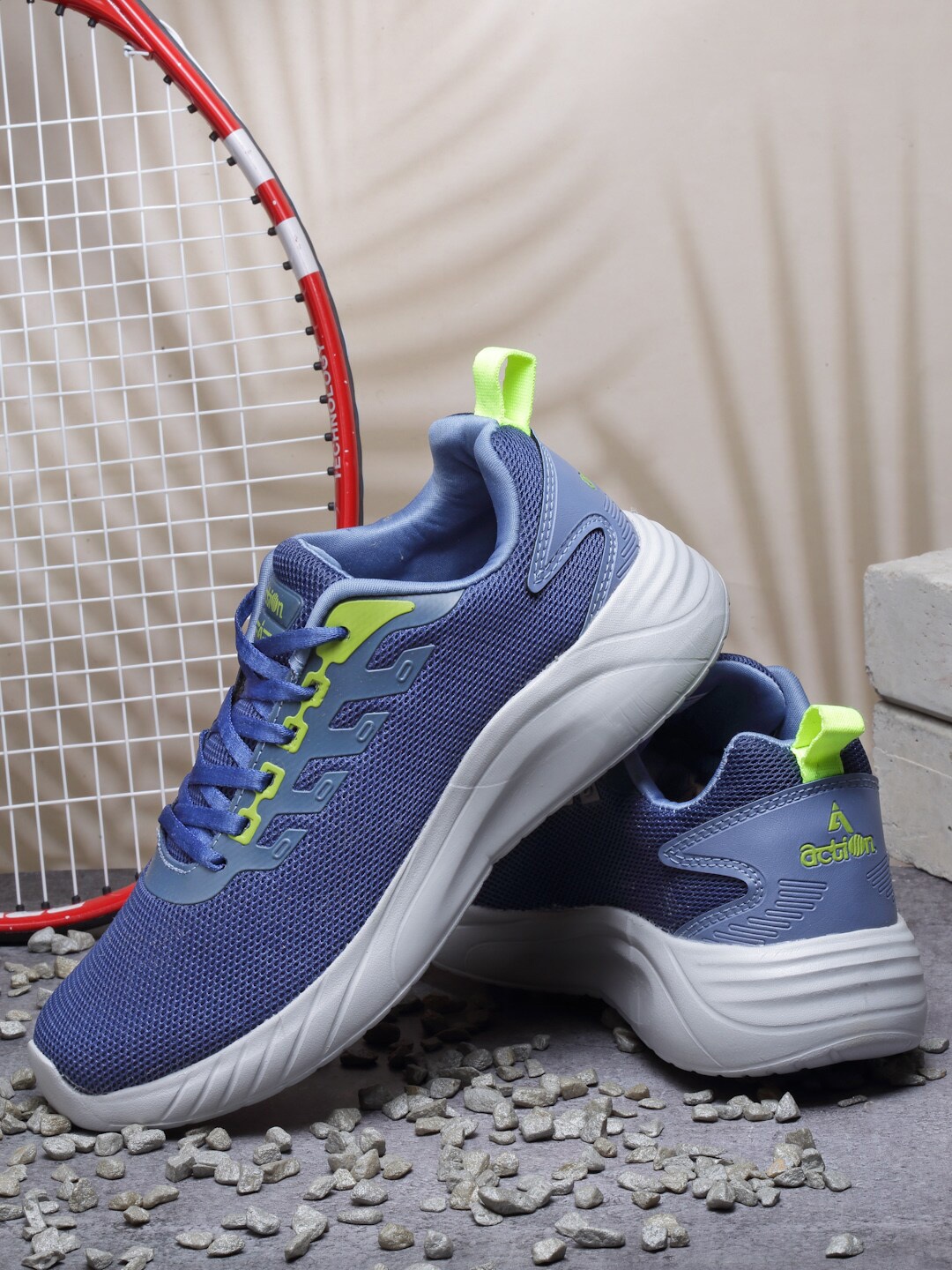 

Action Men Mesh Running Non-Marking Sports Shoes, Blue